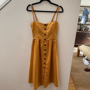 Reformation linen dress size 6